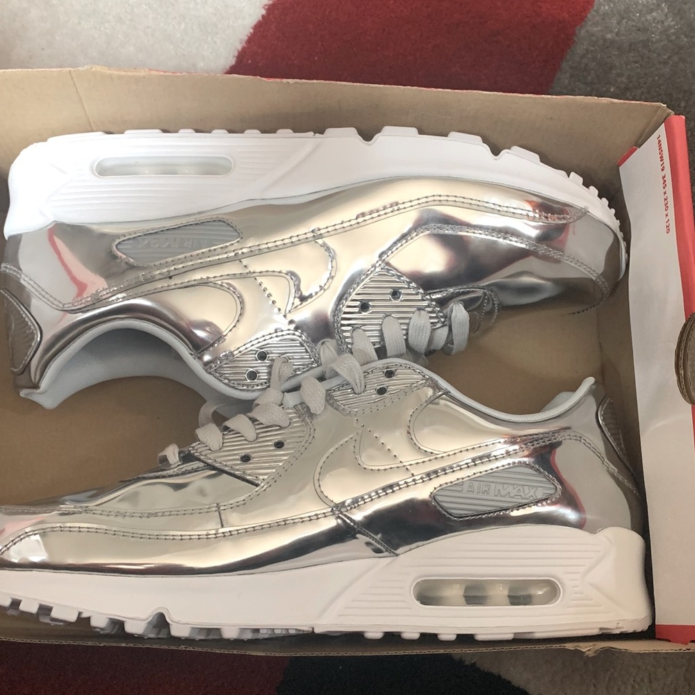 Chrome air max 90 sz 12